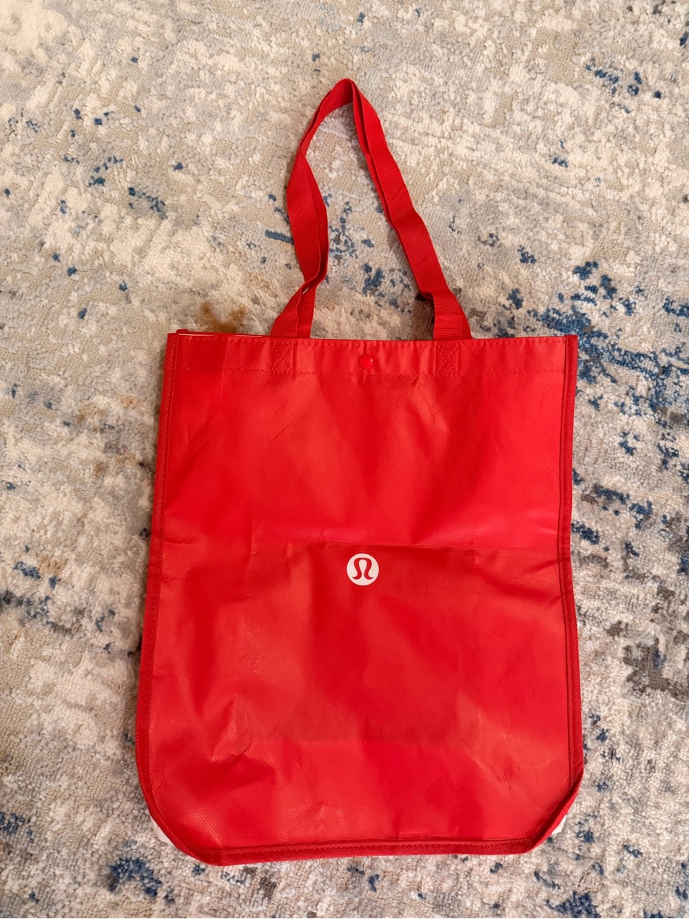 lululemon athletica medium Red Logo Tote